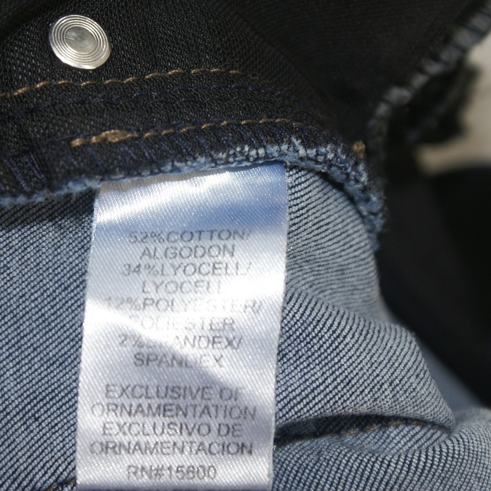 Democracy Ab solution Bootcut Jeans Dark Wash Blue Stretch Denim Womens Size 10 - Picture 8 of 15